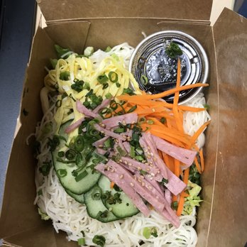 Dim 'N' Den Sum - Cold Noodle Salad aka Somen Salad! One of my faves!! - Food Trucks Near Me - Koloa, Hawaii