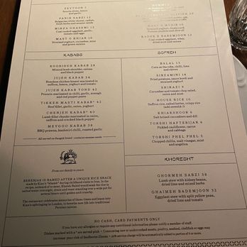 Berenjak - Menu - Persian/Iranian Near Me - Los Angeles, California Berenjak - Menu - Persian/Iranian Near Me - Los Angeles, California