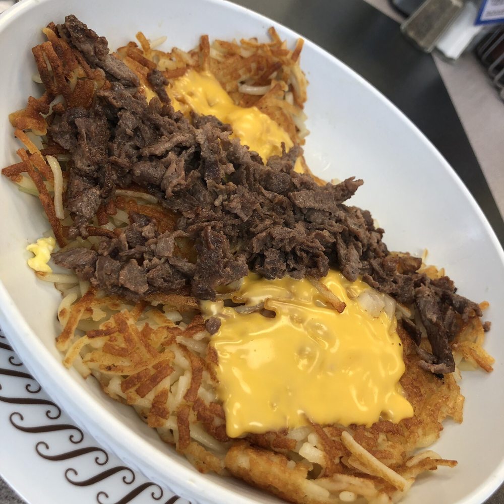 Waffle House - Cheesesteak Melt Bowl - Diners Near Me - Dublin, Georgia Waffle House - Cheesesteak Melt Bowl - Diners Near Me - Dublin, Georgia