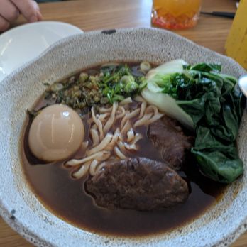 Torafuku - Beef Noodle Soup ($22) - 4 stars. Thu lunch 2024-12-26 - Asian Fusion Near Me - Vancouver, British Columbia
