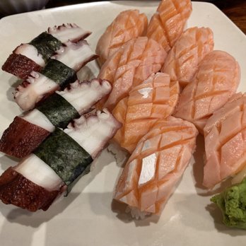 Sushi 7 - Tako Nigiri & Salmon Belly Nigiri - Sushi Bars Near Me - Vancouver, British Columbia