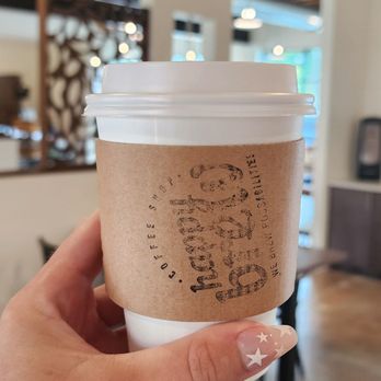 Happy Brew Coffee Shop - Hot cookie butter latte - Coffee & Tea Near Me - Jacksonville, Florida