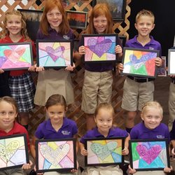 Grace Lutheran Church & School - Art project in 2nd grade.