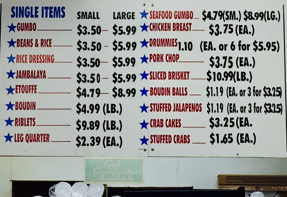 Menu photo 4 Leo's Cajun Corner Galveston, TX