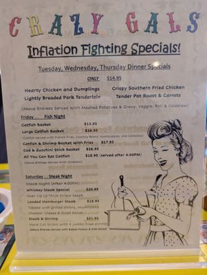 Menu photo 1 Crazy Gals Kingsland, TX