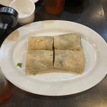 Super Juicy Dumplings - 39. Crispy Beef Rolls (comes with 6 pieces, 2 were eaten before the pic) - Dim Sum Near Me - Brea, California