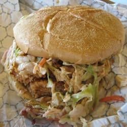 Hattie's Chicken Shack - Hattie's Famous Fried Chicken Sandwich, deconstructed