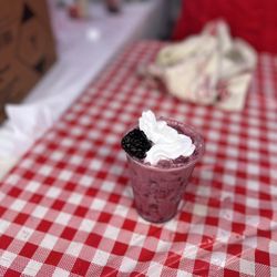 Blackberry Festival - Blackberry lavender cream soda ($6/8 oz) IG: @ohmyono