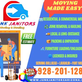 Junk Janitors - Junk Removal & Hauling Near Me - Bullhead City, Arizona Junk Janitors - Junk Removal & Hauling Near Me - Bullhead City, Arizona