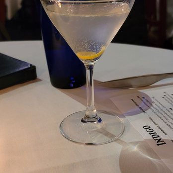 Indigo Restaurant - a martini glass on a table - Seafood Near Me - Springfield, Illinois
