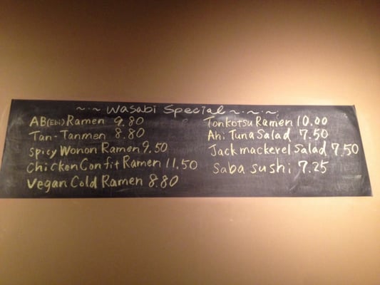 Menu photo 6 Wasabi Izakaya Kelowna, BC