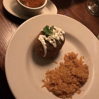 Jimmy Changas - Fried avocado with charro beans. So good. - Tex-Mex Near Me - Pasadena, Texas Jimmy Changas - Fried avocado with charro beans. So good. - Tex-Mex Near Me - Pasadena, Texas