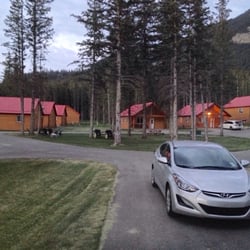 Jasper East Cabins - Blick auf die Anlage.