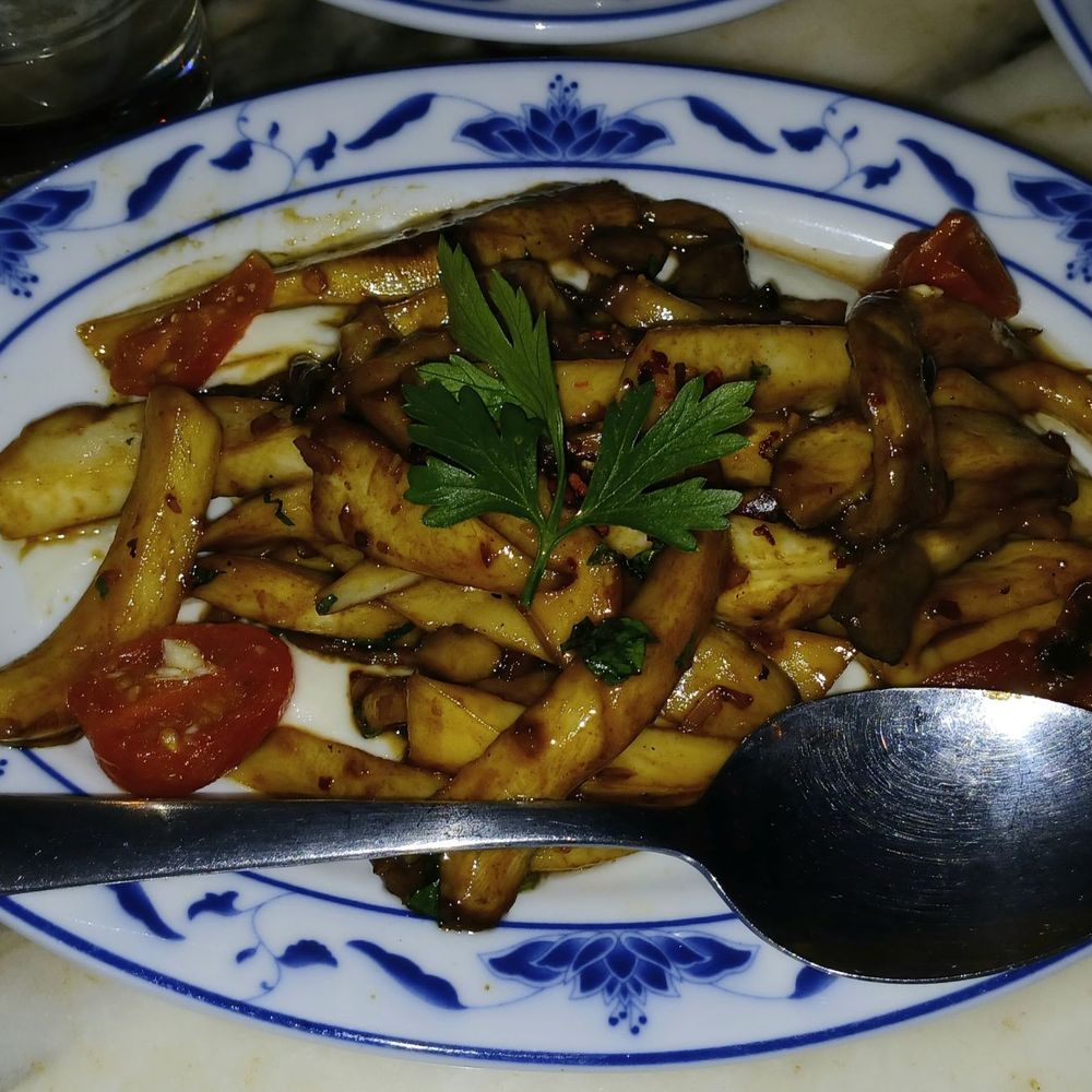 Macao Trading Company - King Trumpet & Oyster Mushrooms - Asian Fusion Near Me - New York, New York Macao Trading Company - King Trumpet & Oyster Mushrooms - Asian Fusion Near Me - New York, New York