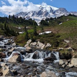Myrtle Falls - Nearby Edith Creek is beautiful