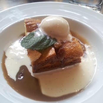 Jump Restaurant - Tradtional bread and butter pudding - Canadian (New) Near Me - Toronto, Ontario Jump Restaurant - Tradtional bread and butter pudding - Canadian (New) Near Me - Toronto, Ontario