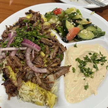 Zaytoon - Beef combo with Greek salad - Mediterranean Near Me - Danville, Kentucky Zaytoon - Beef combo with Greek salad - Mediterranean Near Me - Danville, Kentucky