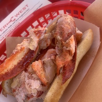 Lobster West - Lobster Roll Boss with massive claws - Seafood Near Me - Coronado, California