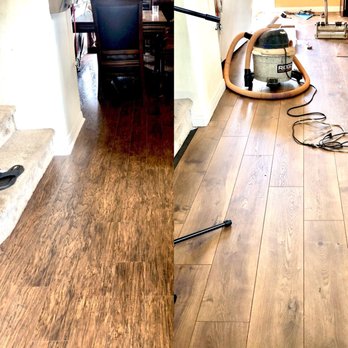 Empire Today - The left is the old floor, the right is the new floor being installed in April 2019. - Flooring Near Me Empire Today - The left is the old floor, the right is the new floor being installed in April 2019. - Flooring Near Me