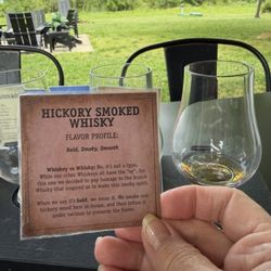 Hickory smoked whiskey!