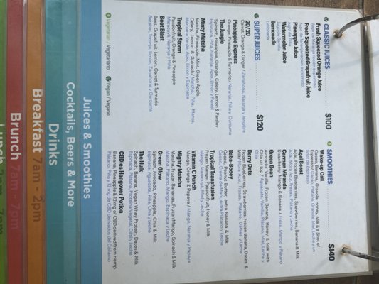Menu photo 1 Potheads Beach Road Tulum, ROO