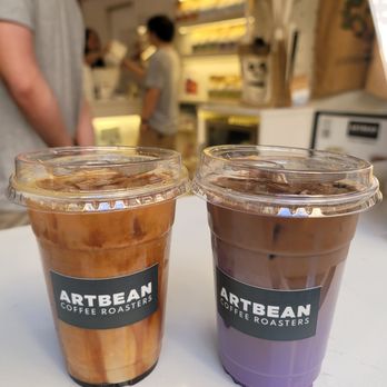 Artbean Coffee - Brown sugar/ ube ice latte - Art Galleries Near Me - New York, New York Artbean Coffee - Brown sugar/ ube ice latte - Art Galleries Near Me - New York, New York