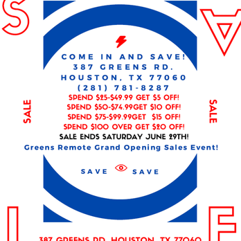 Greens Remote Toys - Toy Stores Near Me - Houston, Texas Greens Remote Toys - Toy Stores Near Me - Houston, Texas