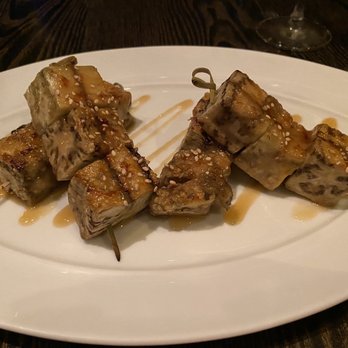 Yellowtail Japanese Restaurant & Lounge - Grilled Eggplant Skewers - Japanese Near Me - Las Vegas, Nevada