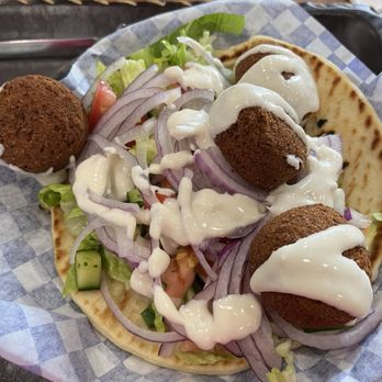 Bowls N Go - Falafel Wrap - Greek Near Me - San Antonio, Texas Bowls N Go - Falafel Wrap - Greek Near Me - San Antonio, Texas