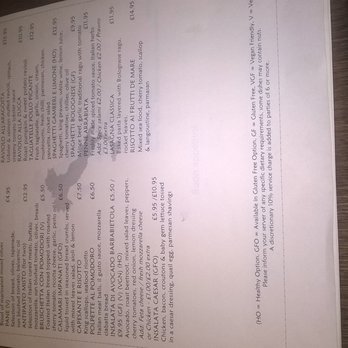 Il Gusto Ristorante - Dinner menu - Italian Near Me - Belfast, BFS