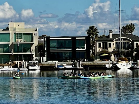 Kayaks On the Water by null