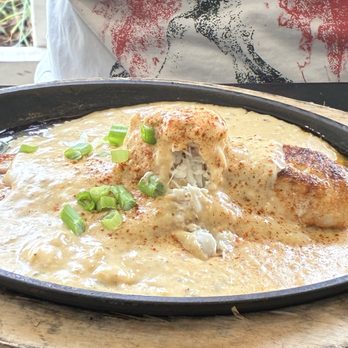Willie's Restaurant and Bar - A creamy fish dish - New American Near Me - Baton Rouge, Louisiana Willie's Restaurant and Bar - A creamy fish dish - New American Near Me - Baton Rouge, Louisiana
