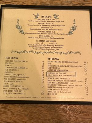 Menu photo 2 Aux Cadrans Paris, 75