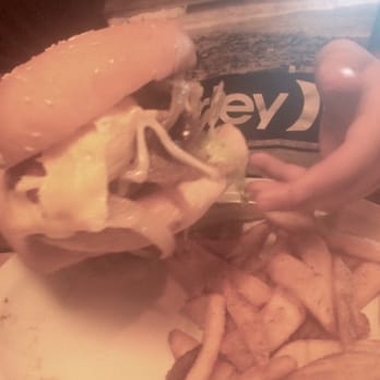 Texas Roadhouse - My sons burger which fell apart very easily. I guess the answer to that is use a knife and fork. ;) - Steakhouses Near Me - Bradenton, Florida Texas Roadhouse - My sons burger which fell apart very easily. I guess the answer to that is use a knife and fork. ;) - Steakhouses Near Me - Bradenton, Florida