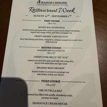 Maison Chinoise - Dim Sum Near Me - Dallas, Texas