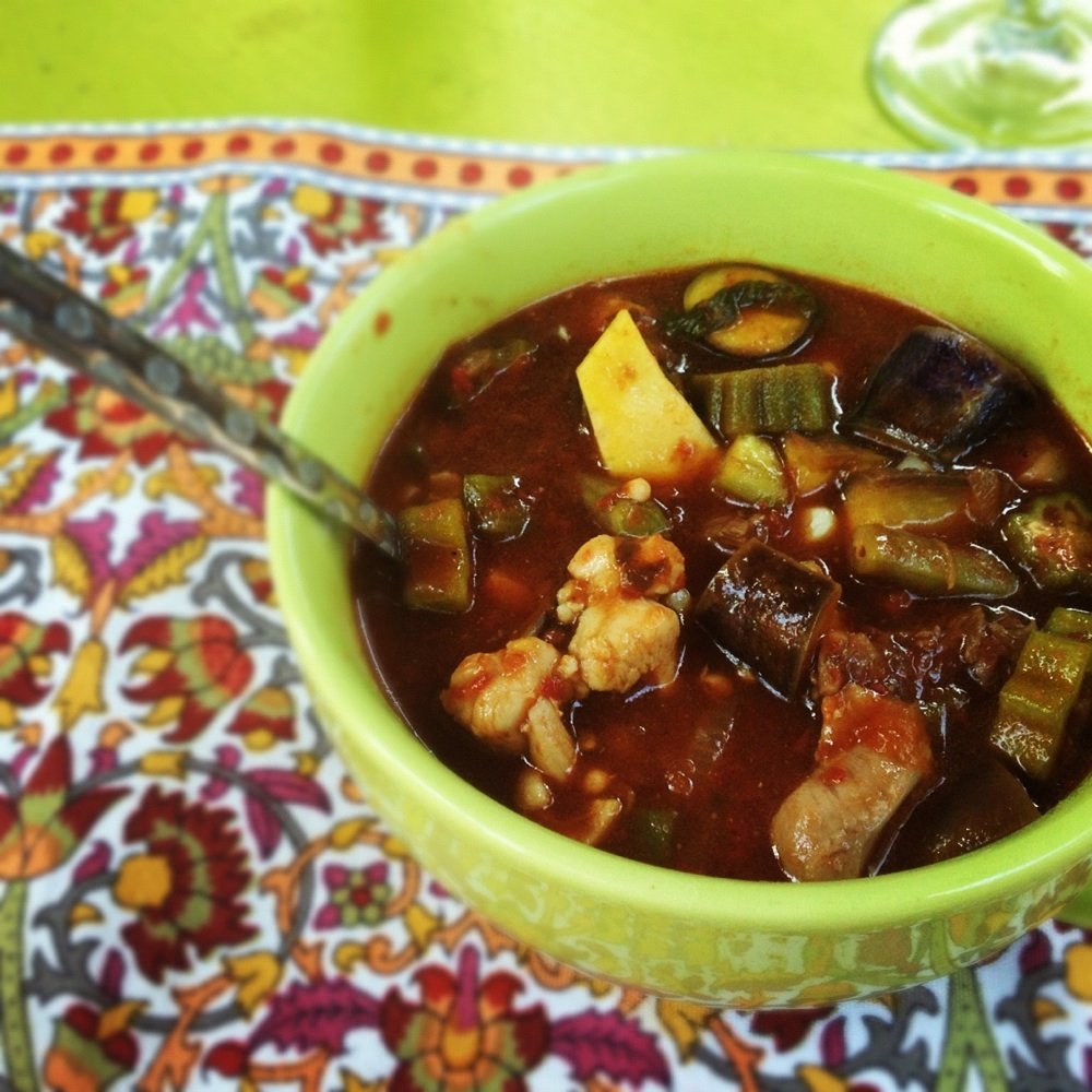 The Cooking Schools - Brunswick stew with fresh picked veggies. Made by yours truly! - Cooking Schools Near Me - Atlanta, Georgia The Cooking Schools - Brunswick stew with fresh picked veggies. Made by yours truly! - Cooking Schools Near Me - Atlanta, Georgia