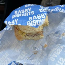 Sassy Biscuits - Sausage egg & cheese