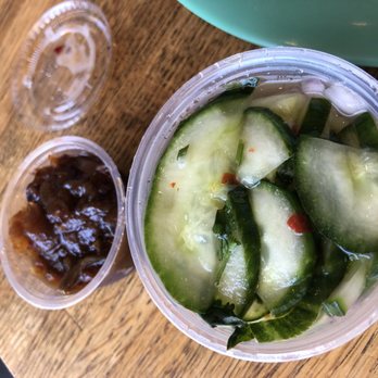 Saffron Thai - Curry sides. Cucumber salad and strange chutney - Thai Near Me - San Diego, California Saffron Thai - Curry sides. Cucumber salad and strange chutney - Thai Near Me - San Diego, California