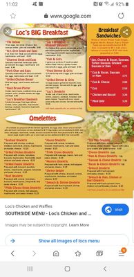 Menu photo 2 Omelette Cafe Pooler, GA