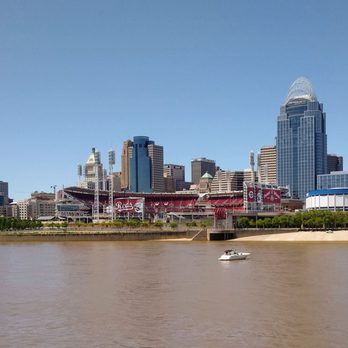 B B Riverboats - View of Great American Ballpark from Belle of Cincinnati. - Boating Near Me - Newport, Kentucky