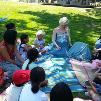 Magic Princess - Kris as Princess Elsa at the Park - Party Characters Near Me Magic Princess - Kris as Princess Elsa at the Park - Party Characters Near Me
