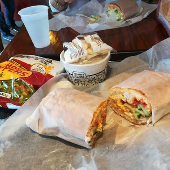 Potbelly - Mediterranean sandwich, no chicken. Side of potato soup. Yum! - Sandwiches Near Me - Cincinnati, Ohio