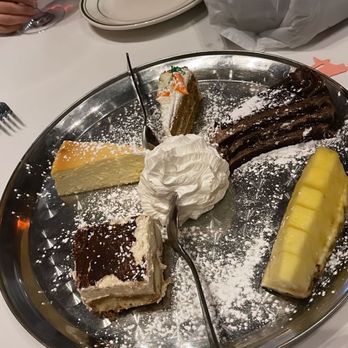 Rocco Steakhouse - Dessert platter on the house - American Near Me - New York, New York Rocco Steakhouse - Dessert platter on the house - American Near Me - New York, New York