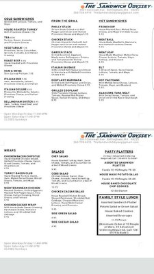 Menu photo 7 The Sandwich Odyssey Bellingham, WA Menu photo 7 The Sandwich Odyssey Bellingham, WA