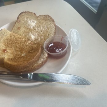 Village Cafe - Sourdough toast with homemade jelly - American Near Me - Long Beach, California Village Cafe - Sourdough toast with homemade jelly - American Near Me - Long Beach, California