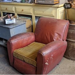 Leather Club Chair