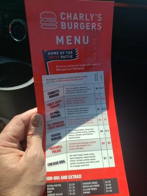 Menu photo 4 Charly's Burgers Chicago, IL