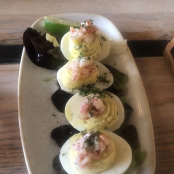 Monkeypod Kitchen - Lobster Deviled Eggs - New American Near Me - Lahaina, Hawaii