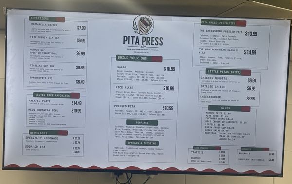 Menu photo 4 Pita Press Greensboro, NC Menu photo 4 Pita Press Greensboro, NC