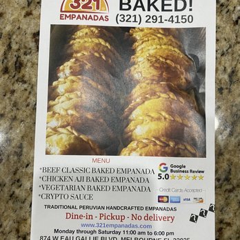 321 Empanadas - The skinny - Peruvian Near Me - Melbourne, Florida 321 Empanadas - The skinny - Peruvian Near Me - Melbourne, Florida
